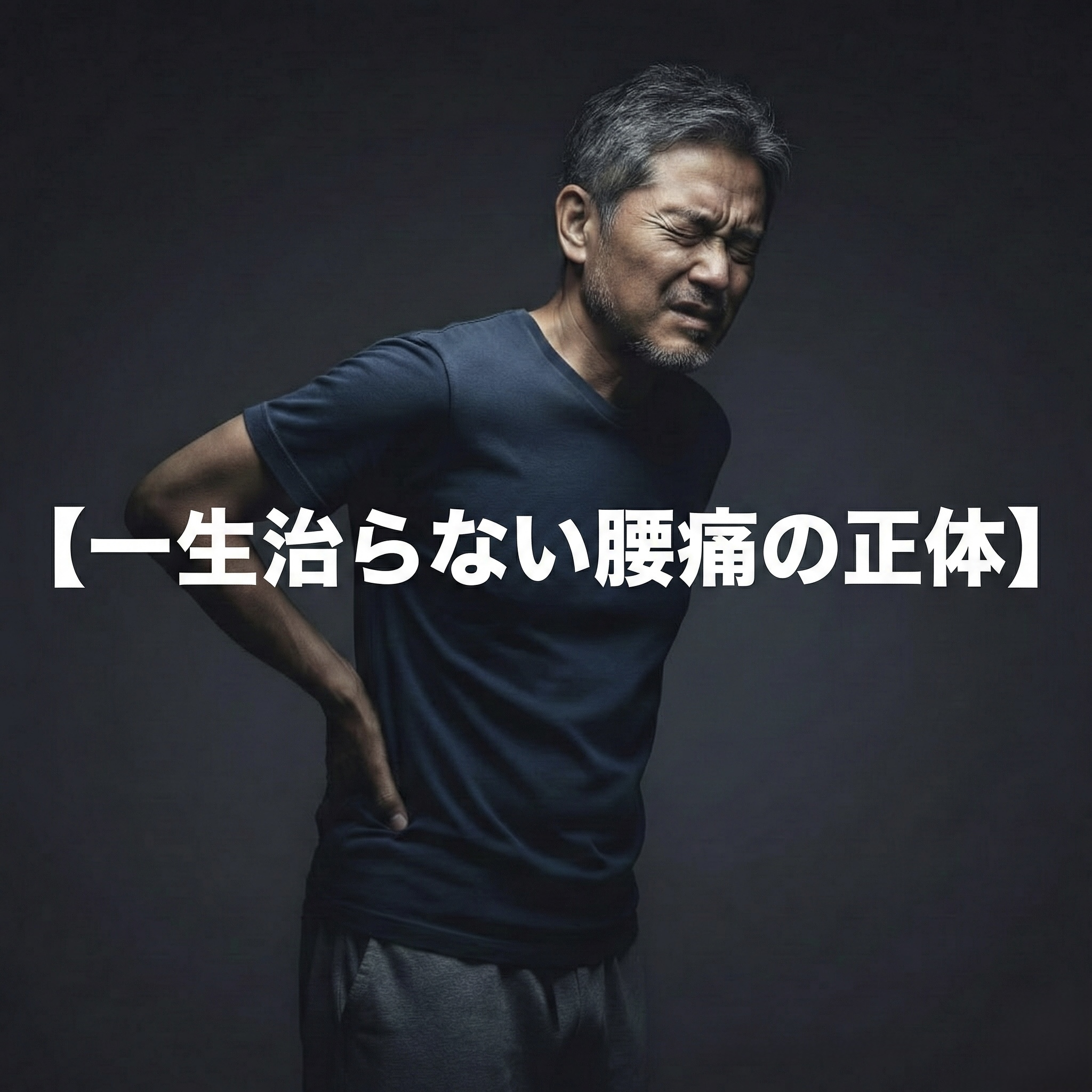 【50代の腰痛難民へ】 医者に「異常なし」と言われ、湿布とマッサージで誤魔化し続ける日々。その腰痛の85%は、医学では治せません。