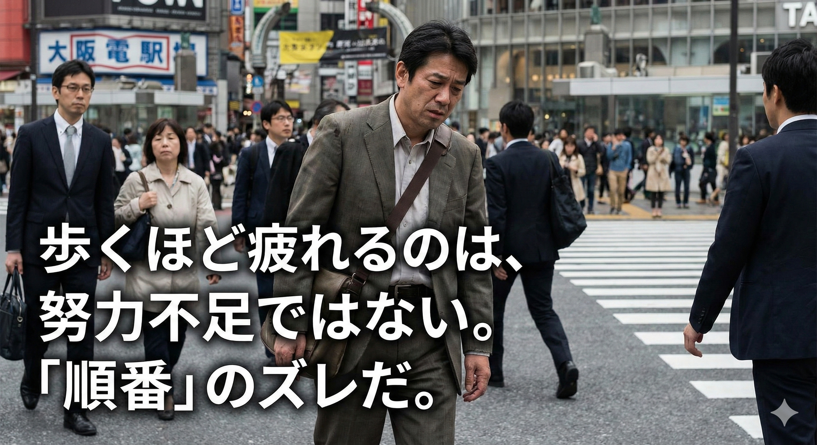 歩くほど疲れる人へ。「歩き方」より先に見直す“順番”の話