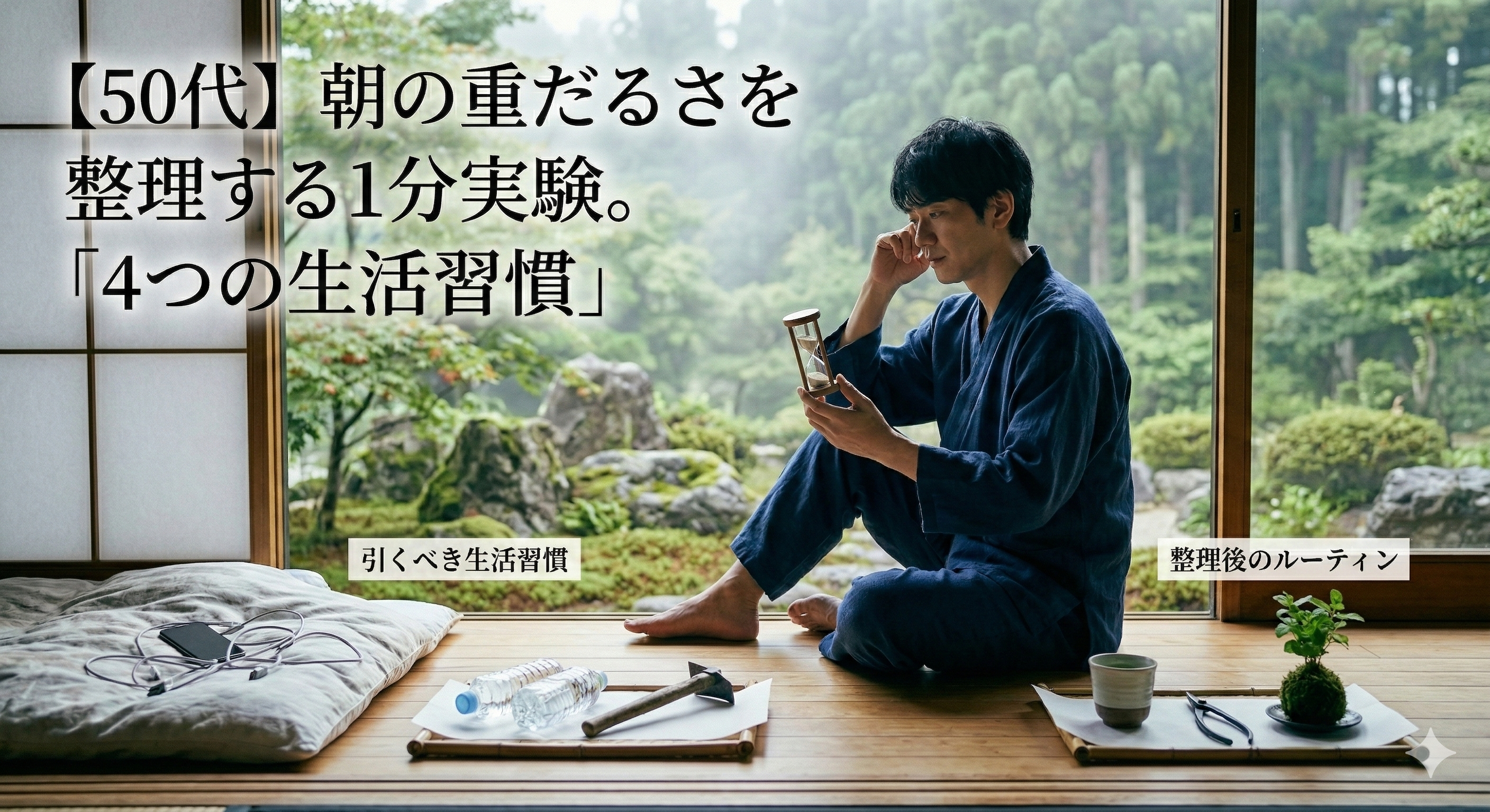 【50代】朝の重だるさの「答え合わせ」。夜の食事の食べ方を4つに分けて“引く”整理