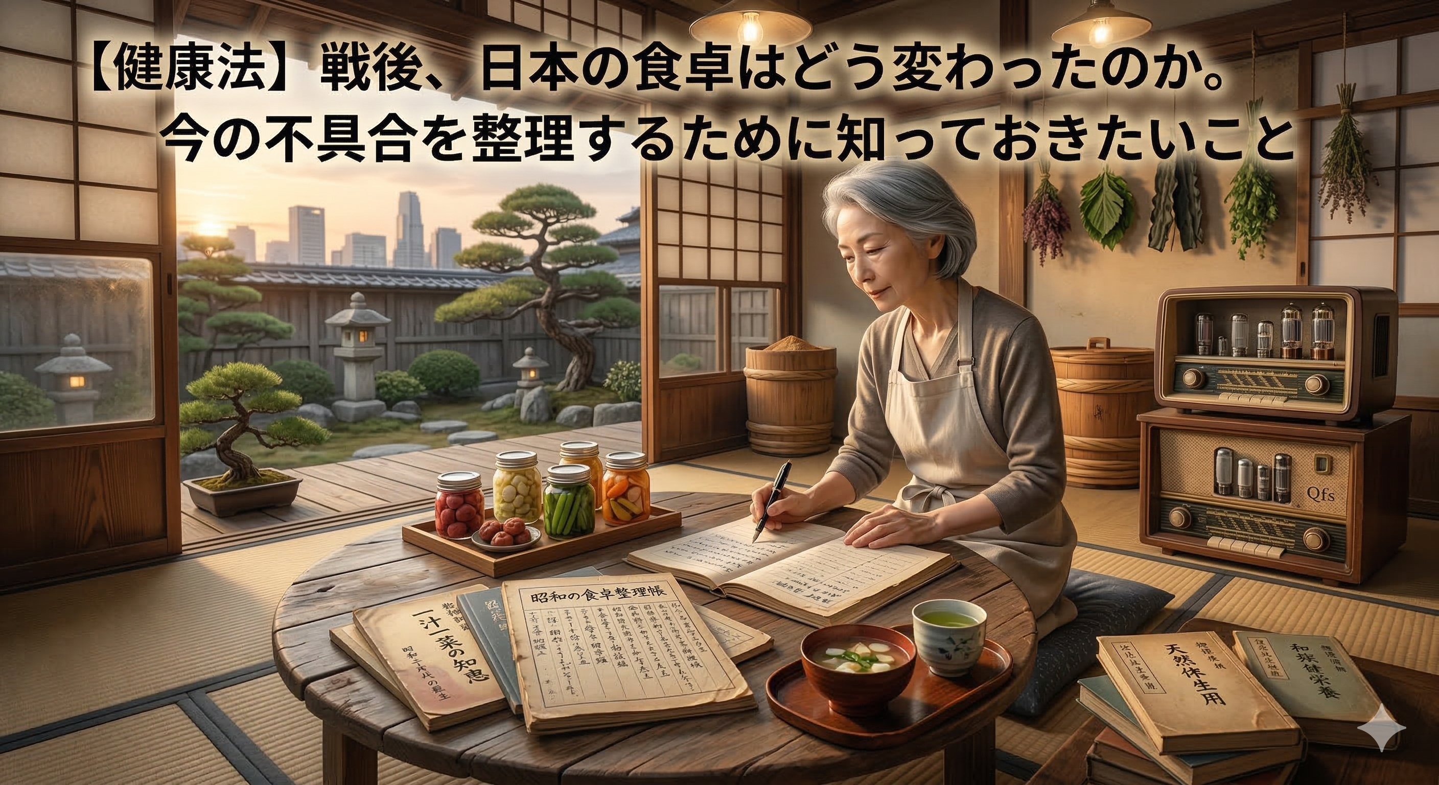 【健康法】戦後、日本の食卓はどう変わったのか。今の不具合を整理するために知っておきたいこと