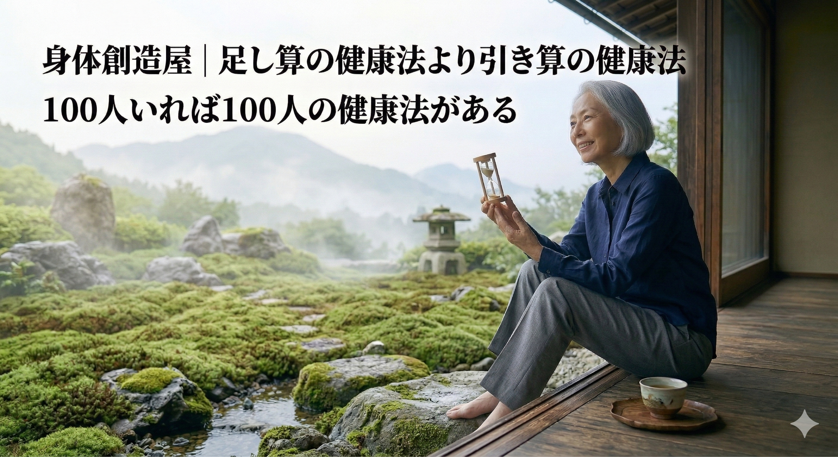 身体創造屋｜足し算の健康法より引き算の健康法